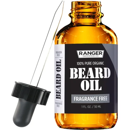 Miniatura 3 de Leven Rose Kit de barba de Ranger Grooming Company, 100% orgánico natural sin fragancia, aceite de barba sin perfume, cepillo de cerdas de jabalí