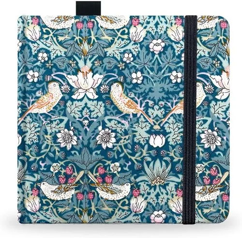 E-WEICHEN 5x5 Cuadernos de acuarela de tela portátiles hechos a mano con tapa dura de tela cosida para viajes Papel para acuarela de 140LB/300gsm 20