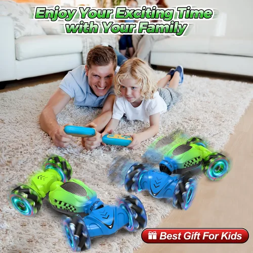 Miniatura 2 de Nitigo Coche de Acrobacias RC con Detección de Gestos, Juguetes para Edades 4-12, Regalo para Edades 6 7 8 9 10 11 12 Niños y Niñas, Coche