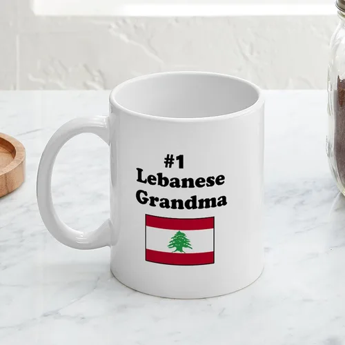 Miniatura 4 de CafePress #1 - Taza de café de cerámica libanesa de 11 oz (11.0 fl oz)