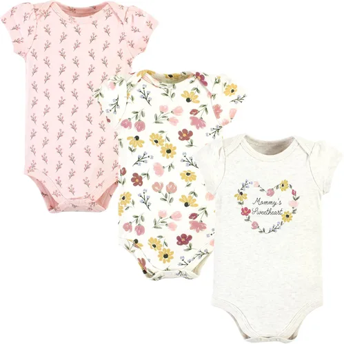Miniatura 406 de Hudson Baby baby-girls Cotton Bodysuits 3-pack