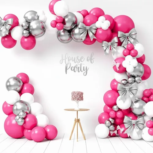 Miniatura 14 de HOUSE OF PARTY Globos azules metálicos: guirnalda de globos azules, globos metálicos azules de 5/12/18 pulgadas para decoraciones de graduación