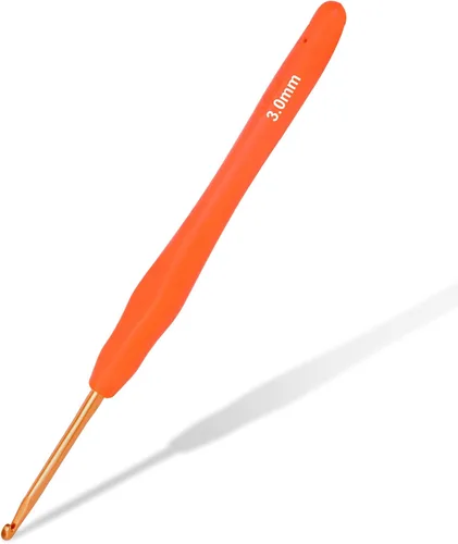 Miniatura 9 de Ganchos ergonómicos de ganchillo de 0.236 in con mango de agarre cómodo para artritis y alivio del dolor de manos, agujas de ganchillo fáciles