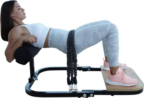BootySprout Máquina de empuje de cadera para entrenamiento de glúteos de alta resistencia, entrenamiento de gimnasio en casa, viene con 45, 90 y 135