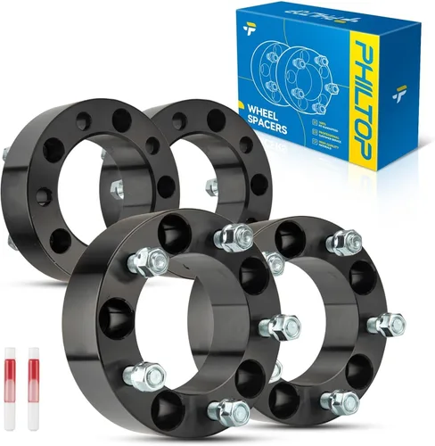 Miniatura 86 de PHILTOP Espaciador de rueda de 4 x 4 de 2 pulgadas, espaciadores de rueda centrados en las lengüetas para Polaris Trail Boss 330 2003-2013, Trail