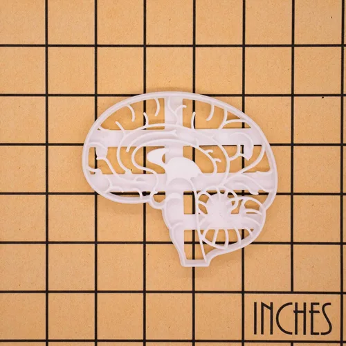 Miniatura 5 de Cortador de galletas anatómico Brain, 1 pieza - Bakerlogy