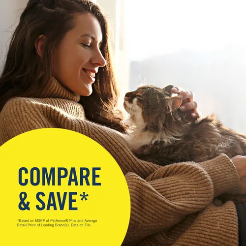 Miniatura 6 de petarmor Plus & de pulgas Tick Tratamiento para gatos, más de 1,5 kg, 3 ct