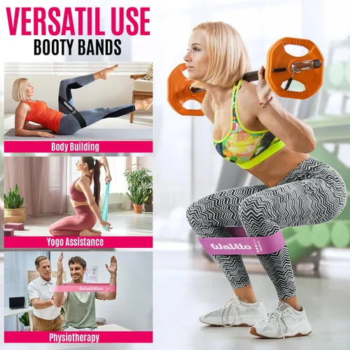 Miniatura 5 de Fabric Resistance Bands for Working Out - Booty Bands for Legs -Glutes Training for Women and Men - Exercise Bands for Squats, Yoga, Physical