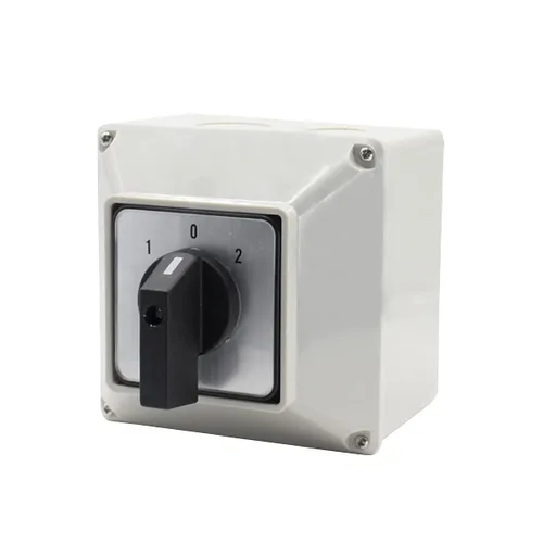 Miniatura 5 de Interruptor selector de cambio universal,con instalación caja impermeable,3 posiciones 8 terminales,Interruptor de transferencia de energía,LW26-25A