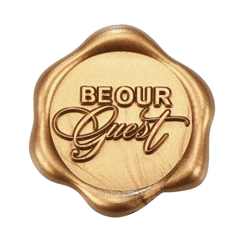 Yoption Be Our Guest - Adhesivos para sellar cera, paquete de 50 sellos de sobre, autoadhesivos de oro antiguo para invitaciones de boda, fiestas,
