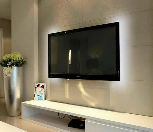 Miniatura 5 de ausuky Tira de luz LED USB de 5 V, lámpara de retroiluminación de TV blanca, cable de cinta flexible autoadhesiva (blanco cálido, 19.7 in, 30 leds)