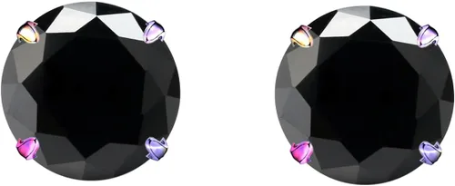 Miniatura 12 de Impresionante piedra de cuarzo hipoalergénica de obsidiana negra 5A, acero inoxidable 316L, hipoalergénicos, para cartílago tragus, caja de regalo