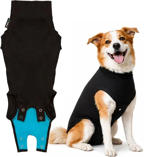 Miniatura 26 de Traje de recuperación Suitical para perros, de color negro, XXS, Negro