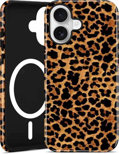 Miniatura 121 de Jusy Compatible con MagSafe Brown Tortoise Shell Print Phone Case para iPhone 7/8/SE, funda protectora magnética de lujo de TPU suave