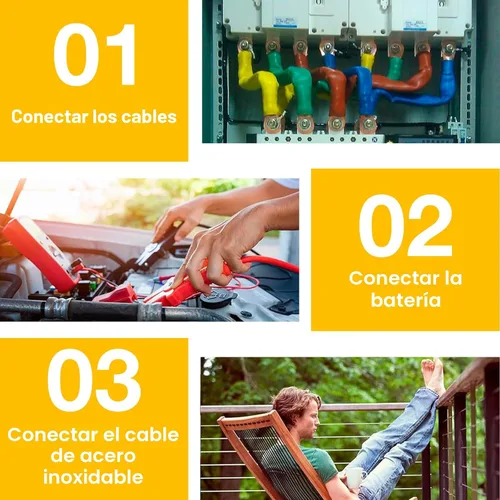 Miniatura 6 de YUZES Herramienta de Prensado Hidráulica de 10 Toneladas, Herramienta de Crimpado de Cable de Batería de 12 AWG a 2/0 con 9 Troqueles, Kit