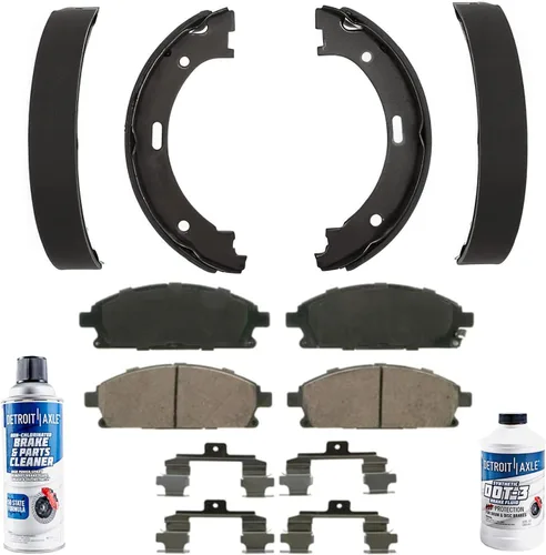 Miniatura 30 de Detroit Axle - Pastillas de freno traseras para Kia Sportage 2017-2022, Hyundai Tucson 2016-2021, pastillas de freno de cerámica 2018 2019 2020