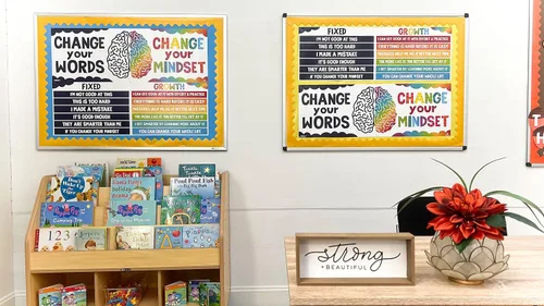 Miniatura 3 de Sproutbrite Banderines de Decoración para el Aula, Decoraciones de Tablero de Anuncios para Temas de Primaria y Secundaria, Profesor (No Laminado)