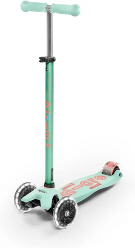 Miniatura 11 de Micro Kickboard – Maxi Deluxe LED – Monopatín pequeño de tres ruedas, inclinado a girar, diseño suizo para niños con ruedas con luces LED activadas