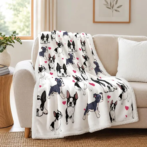 Miniatura 9 de BlessLiving Shetland - Manta mullida de perro pastor para niños y adultos, manta de forro polar con diseño de perro pastor Shetland, manta sherpa