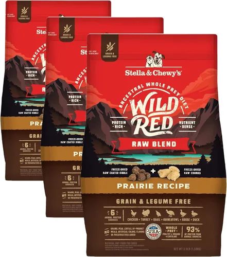 Miniatura 13 de Stella & Chewy's Wild Red Raw Blend Kibble - Croquetas de mezcla cruda – Alimento para perros revestido crudo liofilizado de primera calidad