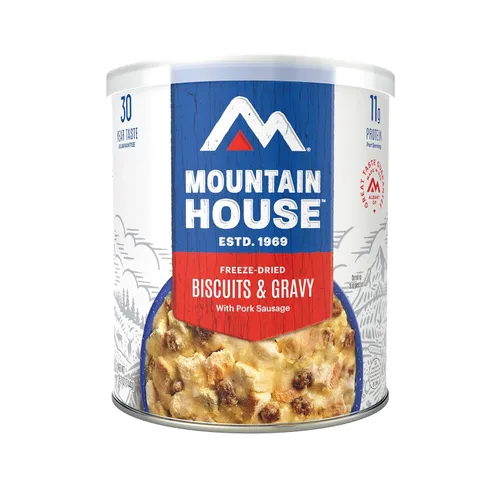 Miniatura 17 de Mountain House Carne en cubos Comida liofilizada de supervivencia y emergencia Lata #10 Sin gluten, 30122