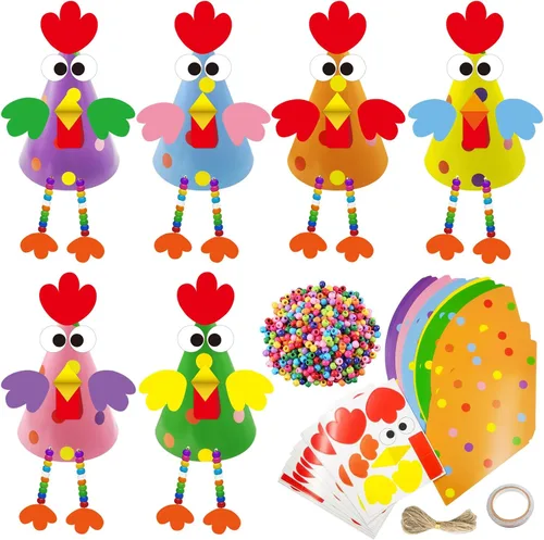 Miniatura 9 de Cinrobiye Juego de 24 kits de manualidades del día de San Patricio, kit de fabricación de macetas de duende para hacer macetas decorativas de duende