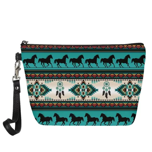 Miniatura 31 de GIFTPUZZ Bolsa de cosméticos para mujer, adorable y espaciosa, bolsa de almacenamiento portátil para artistas, artículos de tocador, joyería
