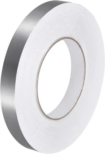 Miniatura 22 de uxcell Adhesivo autoadhesivo de aluminio de 1.18 pulgadas x 164 pies, tira de cinta adhesiva impermeable para pared, gabinete, cocina