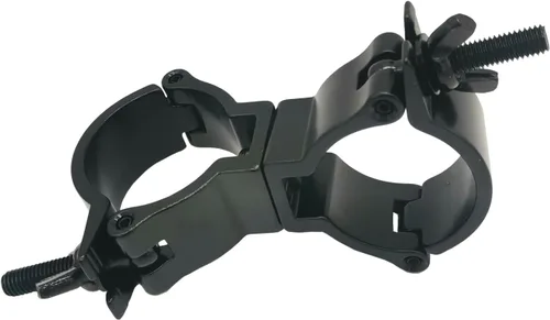 Miniatura 5 de 1.88-2 pulgadas braguero de iluminación doble giratorio acoplador DJ abrazaderas de luz aleación de aluminio resistente 220 libras para tubería