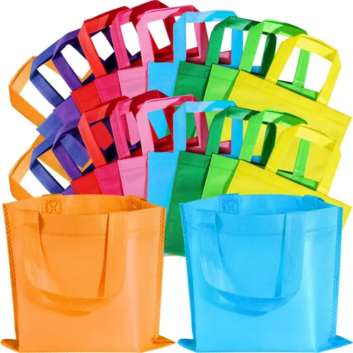 Miniatura 9 de SPERPAND 30 bolsas de regalo pequeñas con asas, bolsa de regalo de vacaciones, bolsas de regalo de fiesta, bolsas de regalos para niños, cumpleaños