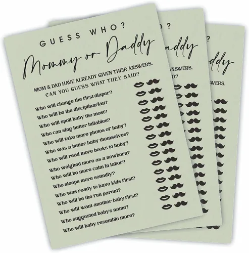 Miniatura 9 de NYCTUG 30 tarjetas de juego ABC para artículos de bebé, juego del alfabeto de relleno de 5 x 7 pulgadas para baby shower, revelación de género