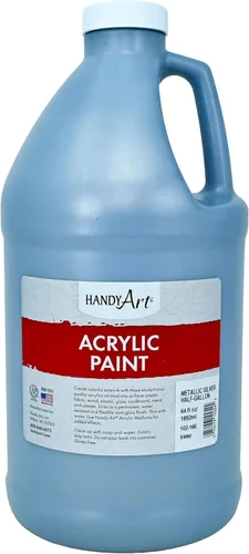 Miniatura 29 de Pintura acrílica para estudiantes, artesanías de 16 onzas. Plateado metálico