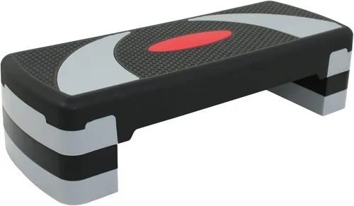 JungleA Plataforma de escalón aeróbico de 31 pulgadas, 3 niveles de altura ajustable para ejercicio en casa, gimnasio, entrenamiento cardiovascular,