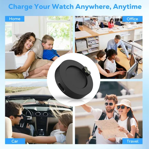 Miniatura 7 de Cargador de reloj USB C, compatible con vivoactive 6 5 4, Fenix 8 7 6 5, Forerunner 55 165 265 965 970 570, Instinct 3 2 1, Venu 4 3s, estación