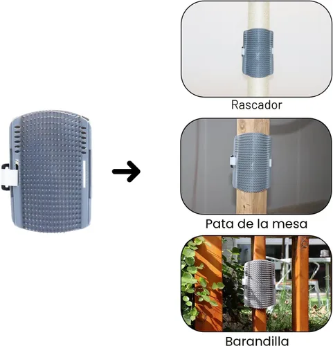 Miniatura 8 de PEEKAB Poste rascador para gatos de 32 pulgadas de alto, postes rascadores de sisal con bola colgante y cepillo de automasaje, rascador vertical