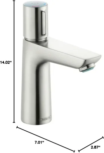 Miniatura 2 de hansgrohe Talis Select E 71750821 - Grifo para lavabo de baño de 1 7 pulgadas de alto, moderno, fácil de instalar, fácil de poner y quitar