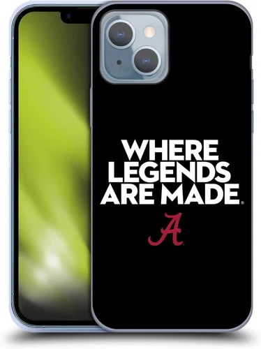 Miniatura 40 de Head Case Designs Funda de gel suave con licencia oficial de la Universidad de Alabama UA Collage compatible con Apple iPhone 13 Pro Max