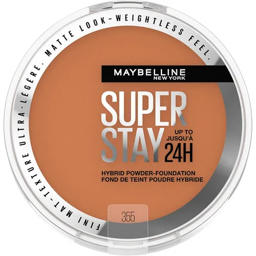 Miniatura 19 de Maybelline Super Stay Hasta 24HR Base en Polvo Híbrida, Maquillaje de Cobertura Media a Completa, Acabado Mate, 220, 1 Unidad SUPERSTAY POLVO 220