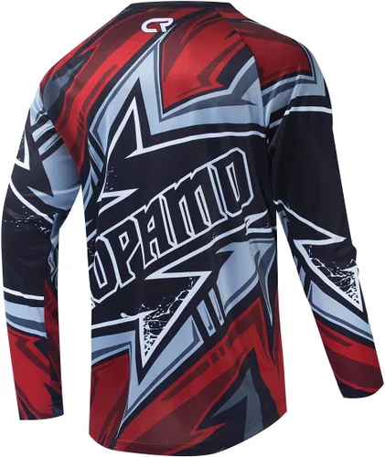 Miniatura 2 de Men's Mountain Bike Jersey Shirt Long Sleeve MTB Jersey Cycling Jersey BMX Downhill Motocross T-Shirt