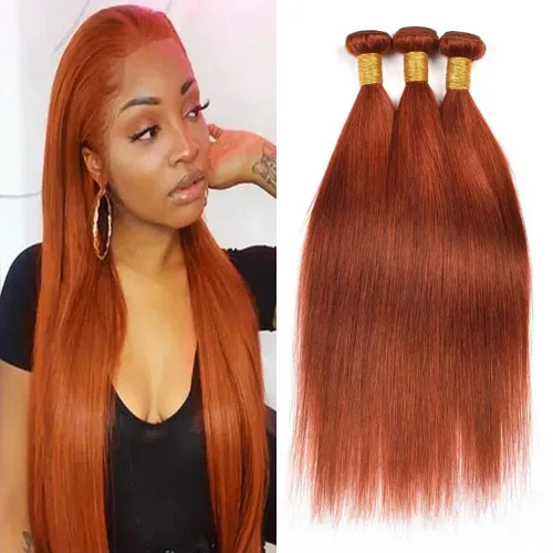 Miniatura 113 de Color 30 paquetes de cabello humano marrón onda del cuerpo paquetes 8 10 12 pulgadas brasileño virgen Remy extensiones de cabello humano doble trama