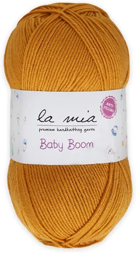 Miniatura 76 de 1 madeja La Mia Baby Boom, hilo acrílico 100% antipilling para tejer y ganchillo para tejer y ganchillo, 3.53 oz (3.5 onzas) / 820.2 ft