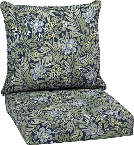 Miniatura 166 de Arden Outdoor Deep Seat Cushion Set, 24 x 24 pulgadas, Cojín para exteriores resistente al clima, a la lluvia y a la decoloración para silla, sofá