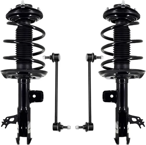Miniatura 44 de Detroit Axle - Kit de puntales delanteros para Jeep Grand Cherokee 2005-2010 2006-2010 Commander 2007 2008 2009, 2 montajes rápidos de 2 barras