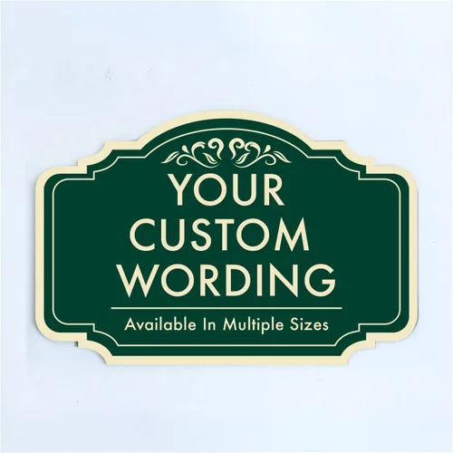 Miniatura 15 de SPEEDYORDERS Letreros metálicos personalizados, letreros de aluminio personalizados, 36 x 24 pulgadas, plata cepillada, palabras y citas, decoración