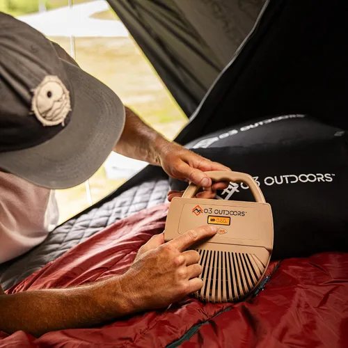 Miniatura 8 de Overlander 750 Purificador de aire y eliminador de olores, recargable, diseño compacto, ajustes de tiempo variables, recargable por USB