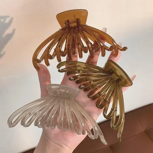 Miniatura 2 de Pinzas para el cabello grueso, paquete de 4 pinzas de gelatina extra grandes para mujeres, accesorios para el cabello de 4.75 pulgadas para mujeres
