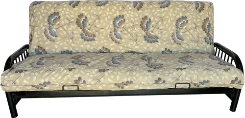Fundas de colchón de futón, fundas de cama, 100% algodón (individual, matrimonial, Queen) (flor #12, tamaño matrimonial 6 x 54 x 75)