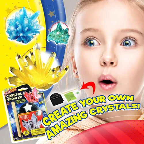 Miniatura 4 de JA-RU Kit de cultivo de cristal mágico (1 juego de juguetes minerales) experimentos científicos de bricolaje para niños y adolescentes. Juguetes
