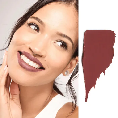 Miniatura 3 de Gerard Cosmetics HydraMatte - Lápiz labial líquido Strawberry Fields, lápiz labial rosa con acabado mate, de larga duración y no se seca