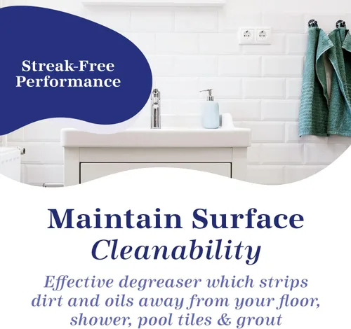 Miniatura 5 de Marblelife Limpiador de azulejos y lechadas - Limpiador de azulejos y lechadas para pisos, piscinas, ducha de baño, baño y otras superficies, seguro